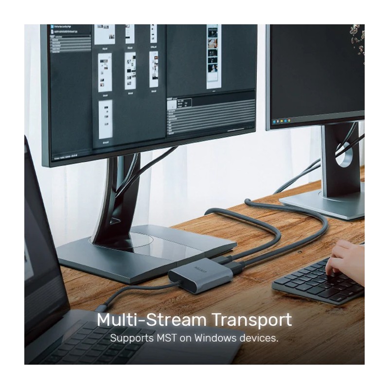 Unitek Converter USB-C to Display Port Dual 8K60Hz MST - V1404A - Dual 8K60Hz MST — Buy in Cyprus with Fast Delivery