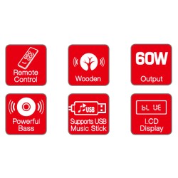 Genius PC Speakers - SP-HF2800 - 2.0 2x4'' 60W USB&BT — Buy in Cyprus with Fast Delivery