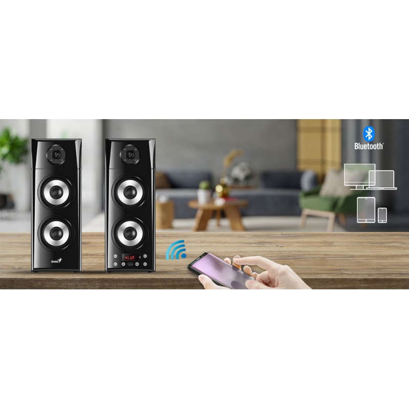 Genius PC Speakers - SP-HF2800 - 2.0 2x4'' 60W USB&BT — Buy in Cyprus with Fast Delivery