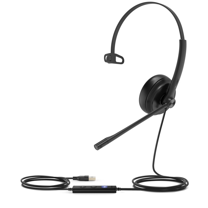 Yealink Headset Wired USB Noice Cancelling USB-A - UH34 - Lite Mono Teams — Buy in Cyprus with Fast Delivery