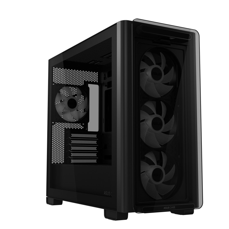 ASUS PC Case mATX Tempered Glass 4xARGB Fans - A23 PLUS - Black — Buy in Cyprus with Fast Delivery