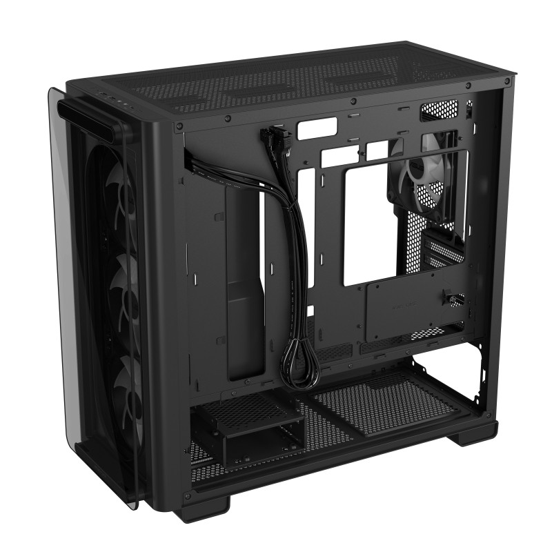 ASUS PC Case mATX Tempered Glass 4xARGB Fans - A23 PLUS - Black — Buy in Cyprus with Fast Delivery