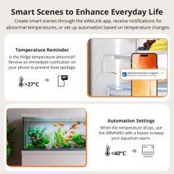 Sonoff Zigbee Smart Temperature Sensor - SNZB-02LD - IP65 for Outdoor with Water Probe — Buy in Cyprus with Fast Delivery