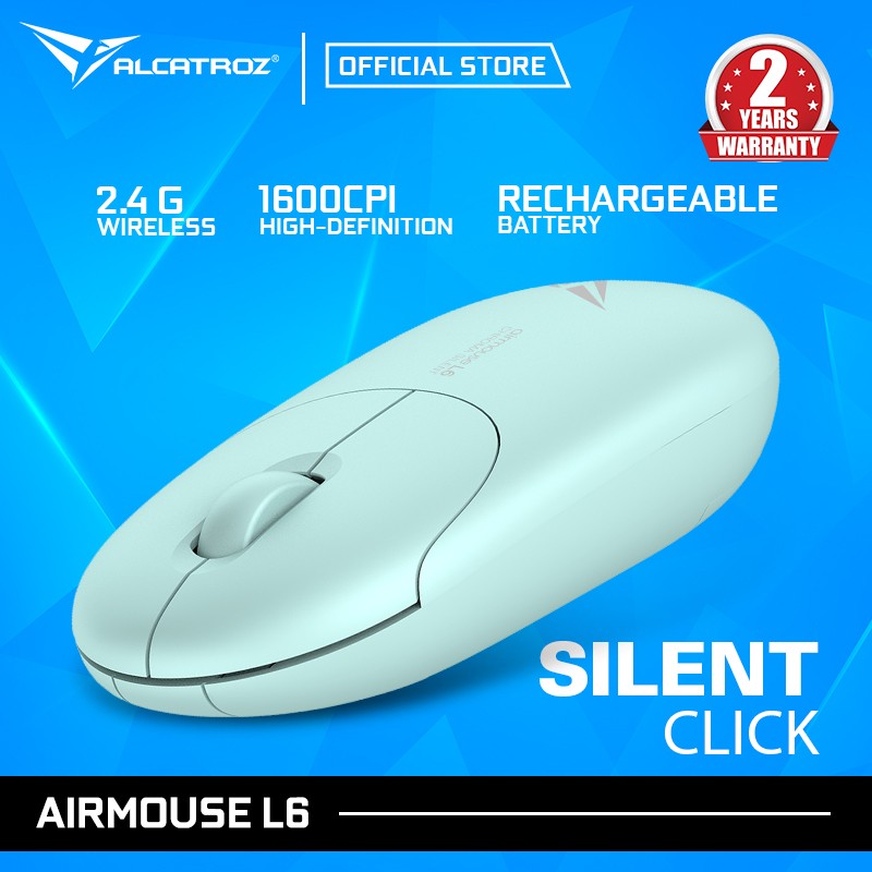 Alcatroz Airmouse - L6 - Chroma Rechargeable Wireless Mouse Mint — Buy in Cyprus with Fast Delivery