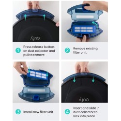 Anker Eufy 2 Replacement HEPA Filters for RoboVac - RoboVac G10 Hybrid - Replacement HEPA Filters