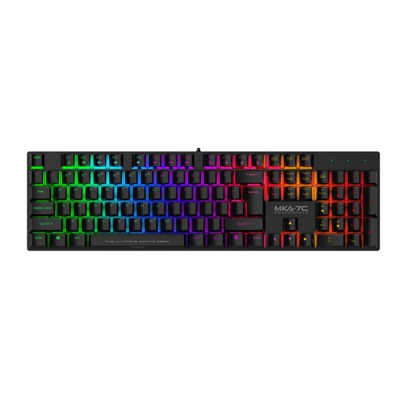 Armaggeddon - MKA-7C - Black Mechanical Gaming Keyboard 104 Clicky Blue Keys — Buy in Cyprus with Fast Delivery