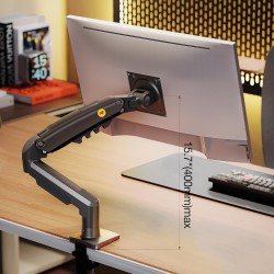 NBMounts Desk Monitor Mount - F80 - Single Arm Gas Desk Monitor Mount (updated version) — Buy in Cyprus with Fast Delivery