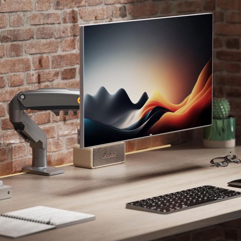 NBMounts Desk Monitor Mount - F80 - Single Arm Gas Desk Monitor Mount (updated version) — Buy in Cyprus with Fast Delivery