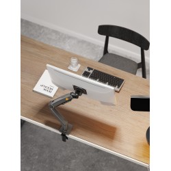 NBMounts Desk Monitor Mount - F80 - Single Arm Gas Desk Monitor Mount (updated version) — Buy in Cyprus with Fast Delivery