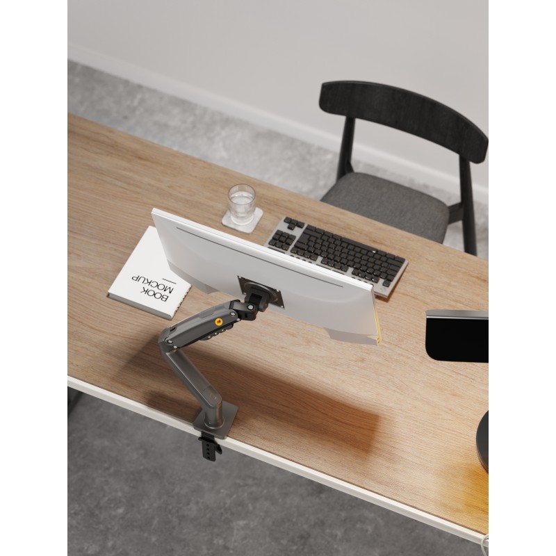 NBMounts Desk Monitor Mount - F80 - Single Arm Gas Desk Monitor Mount (updated version) — Buy in Cyprus with Fast Delivery