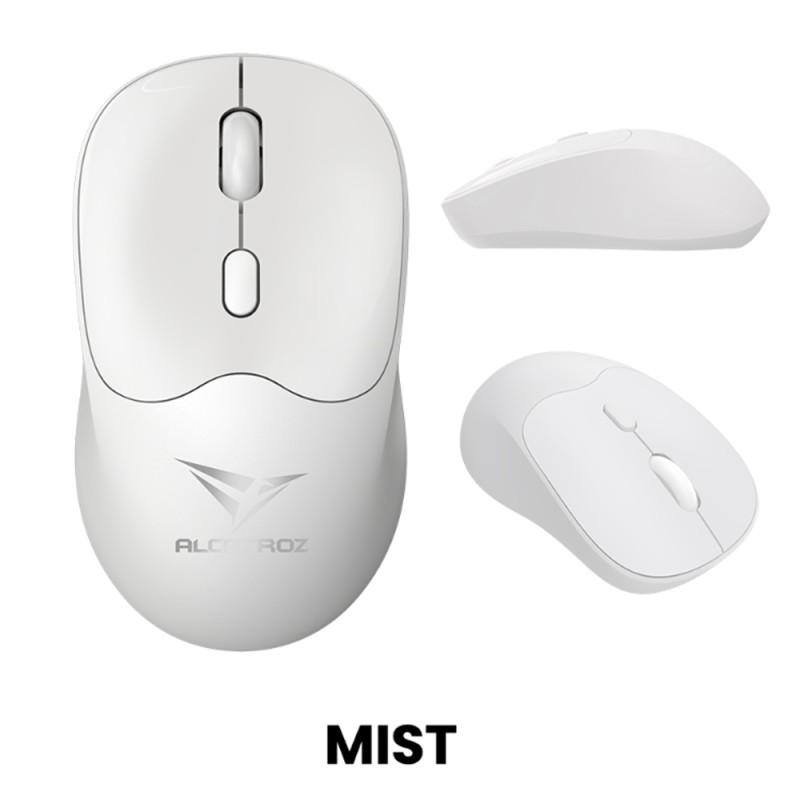 Alcatroz Mouse - 6R - Wireless & BT Recharg Silent AIRMOUSE DUO White (2025) — Buy in Cyprus with Fast Delivery