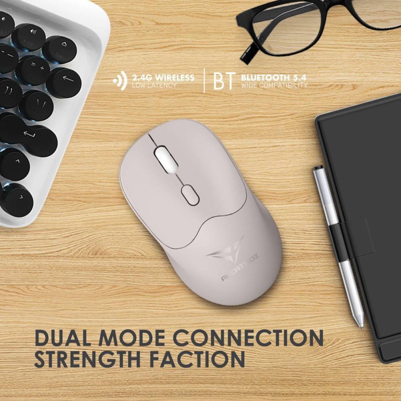 Alcatroz Mouse - 6R - Wireless & BT Recharg Silent AIRMOUSE DUO White (2025) — Buy in Cyprus with Fast Delivery