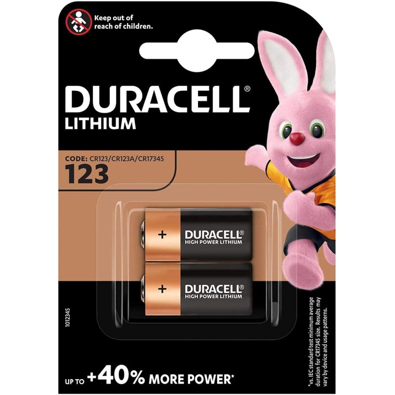 Duracell Lithium - CR123A - (2pcs) Ultra — Buy in Cyprus with Fast Delivery