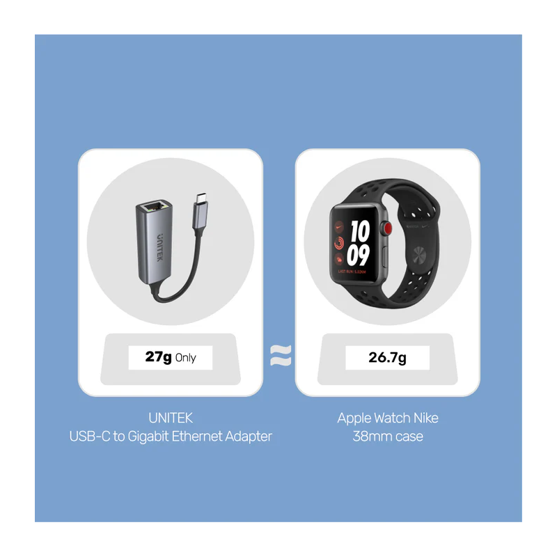 Unitek Converter USB-C to LAN Gigabit Ethernet - U1312A - USB-C to LAN Gigabit Ethernet — Buy in Cyprus with Fast Delivery