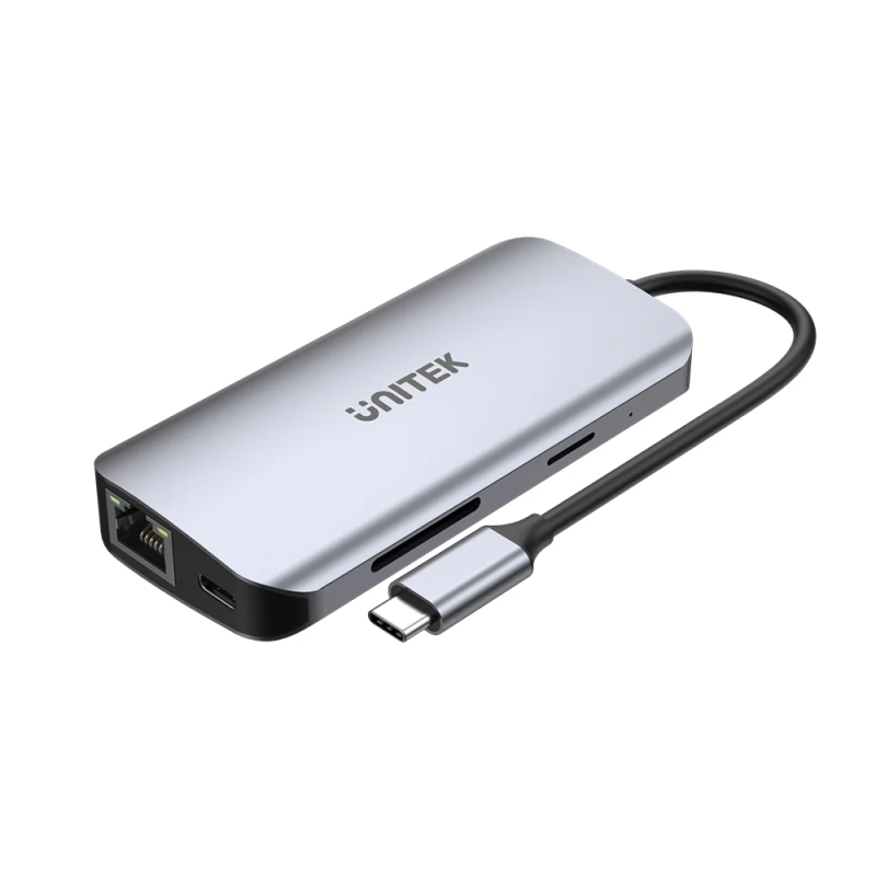 Unitek USB-C Hub - D1122A - 3xUSB 2xHDMI MST SD Gb PD100W — Buy in Cyprus with Fast Delivery
