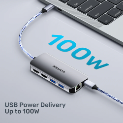 Unitek USB-C Hub - D1122A - 3xUSB 2xHDMI MST SD Gb PD100W — Buy in Cyprus with Fast Delivery