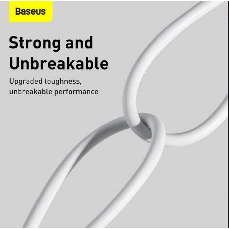 Baseus Superior Series Lightning - CALYS-A02 - 2.4A 1.0m White — Buy in Cyprus with Fast Delivery