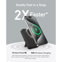 Anker Mobile Powerbank - 633 - Wireless 15W, with 27W USB C Black — Buy in Cyprus with Fast Delivery