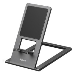 Baseus Foldable Metal Desktop Holder - Grey — Buy in Cyprus with Fast Delivery