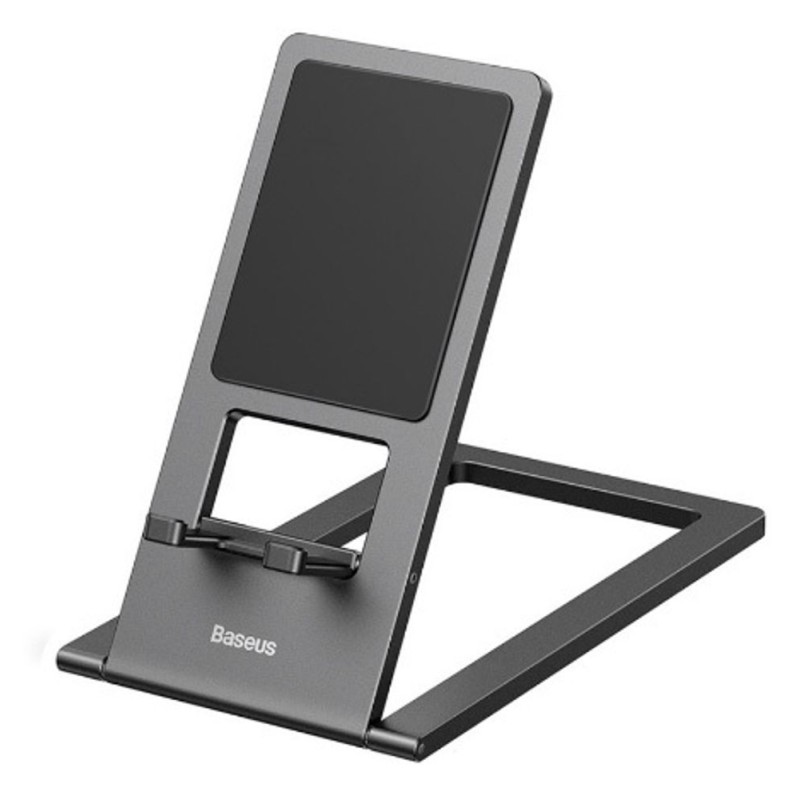 Baseus Foldable Metal Desktop Holder - Grey — Buy in Cyprus with Fast Delivery