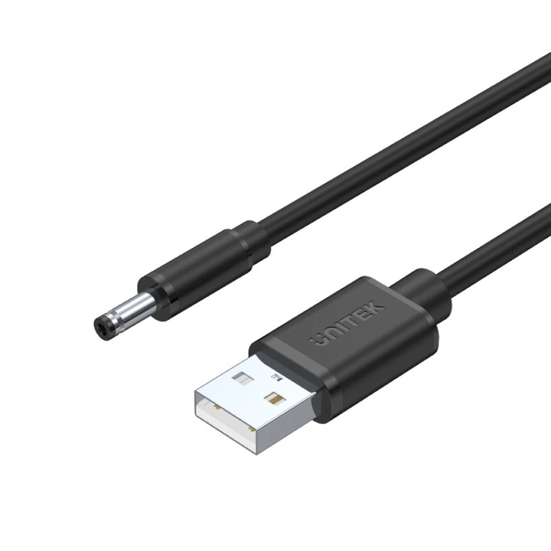 Unitek USB to DC - Y-C495BK - 3.5x1.35mm, Power 1m — Buy in Cyprus with Fast Delivery
