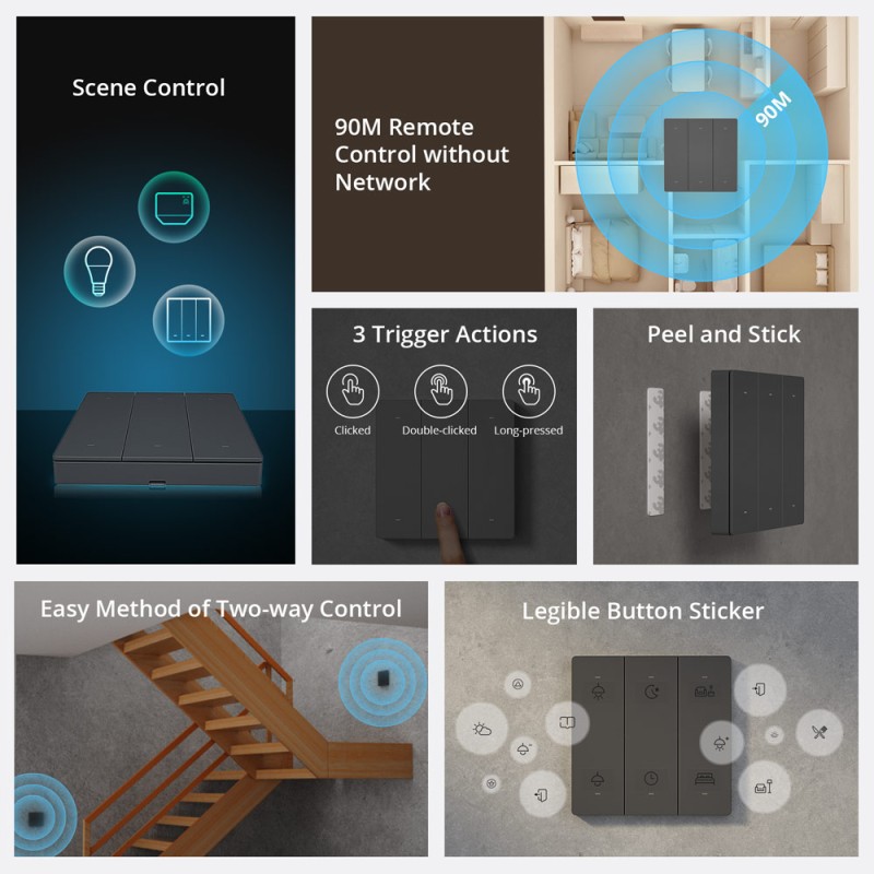 Sonoff SwitchMan - R5 - Scene Controller — Buy in Cyprus with Fast Delivery