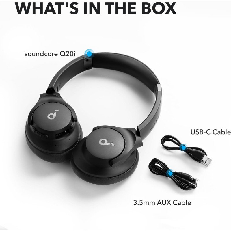 Anker Soundcore Headphones - Q20i - Black — Buy in Cyprus with Fast Delivery