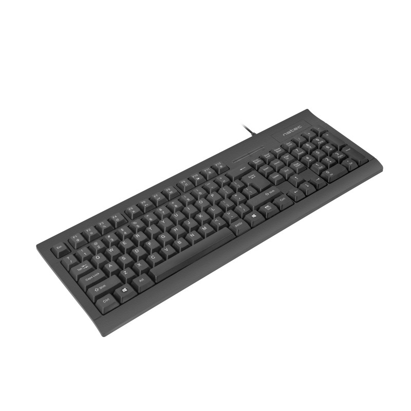 Natec MORAY Keyboard - Wired - with ID Card Reader - Black — Buy in Cyprus with Fast Delivery