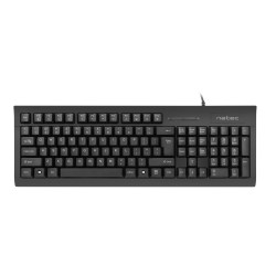 Natec MORAY Keyboard - Wired - with ID Card Reader - Black — Buy in Cyprus with Fast Delivery