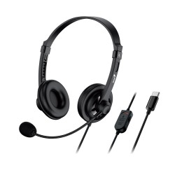 Genius Headset - HS-230U - USB-C InLine Control SoftEar Cups — Buy in Cyprus with Fast Delivery