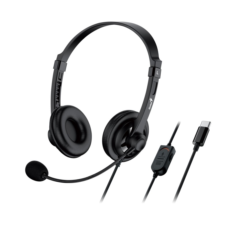 Genius Headset - HS-230U - USB-C InLine Control SoftEar Cups — Buy in Cyprus with Fast Delivery