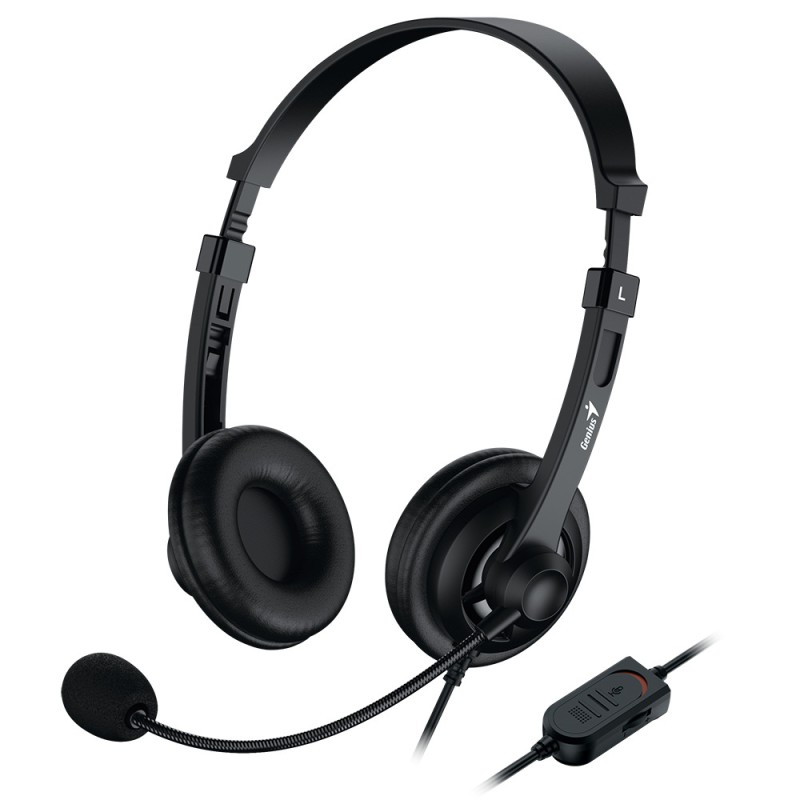 Genius Headset - HS-230U - USB-C InLine Control SoftEar Cups — Buy in Cyprus with Fast Delivery