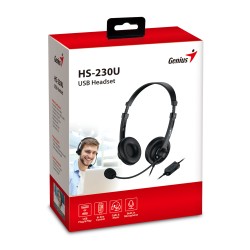 Genius Headset - HS-230U - USB-C InLine Control SoftEar Cups — Buy in Cyprus with Fast Delivery