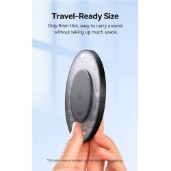 Baseus Wireless Charger - SIMPLE 2 - 15W Black — Buy in Cyprus with Fast Delivery