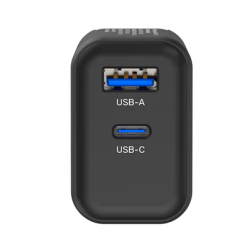 Unitek Charge Wall 35W 1xUSB-C PD & 1xQC 3.0 UK EU US - P1119A - Black — Buy in Cyprus with Fast Delivery