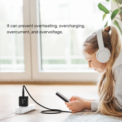 Unitek Charge Wall 35W 1xUSB-C PD & 1xQC 3.0 UK EU US - P1119A - Black — Buy in Cyprus with Fast Delivery