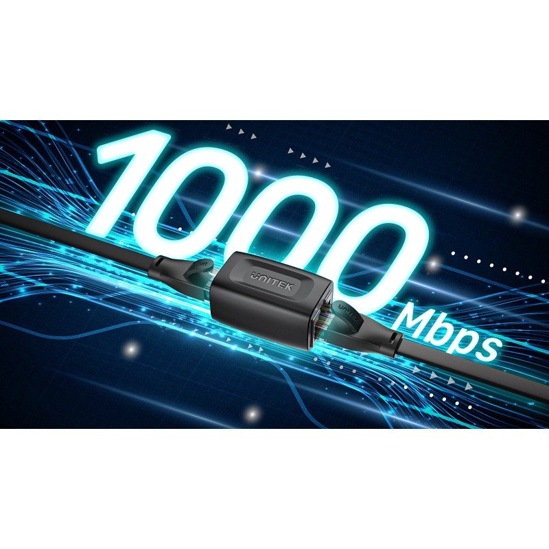 Unitek Network RJ45 F-F Ethernet Coupler - A1026BK - RJ45 F-F Ethernet Coupler — Buy in Cyprus with Fast Delivery