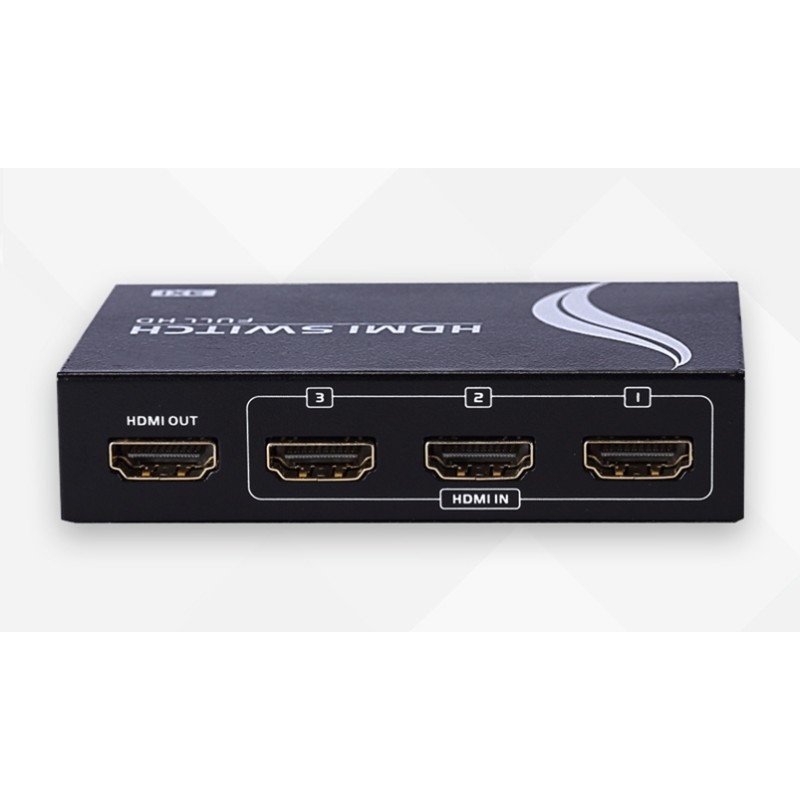 DigitMX HDMI Switch - DMX-HSW314 - 3x1 IR 1080P — Buy in Cyprus with Fast Delivery