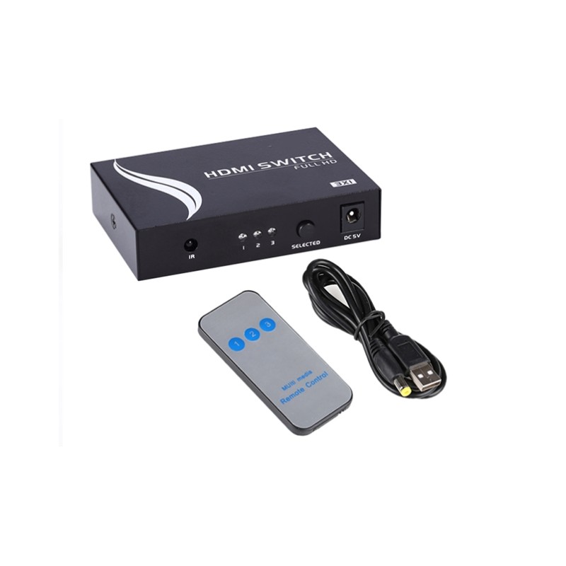 DigitMX HDMI Switch - DMX-HSW314 - 3x1 IR 1080P — Buy in Cyprus with Fast Delivery