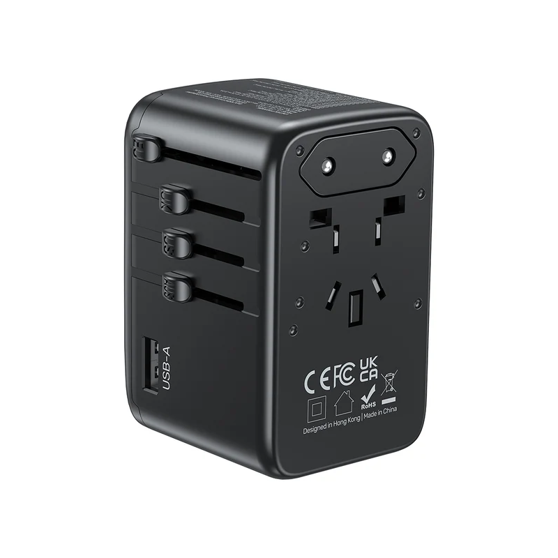 Unitek World Travel Adapter & 100W Charger - P1123A - EU UK US 4x USB-C + 1x USB-A — Buy in Cyprus with Fast Delivery