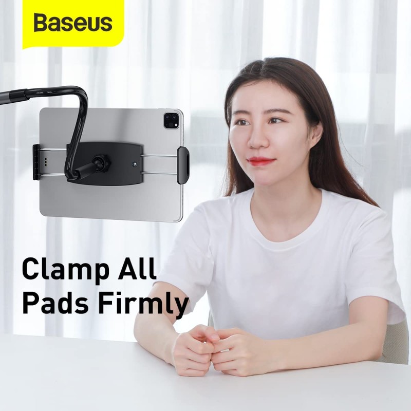 Baseus Stand Tablet with Clamp Rotary Adjustment Grey - Clamp Rotary Adjustment Grey — Buy in Cyprus with Fast Delivery