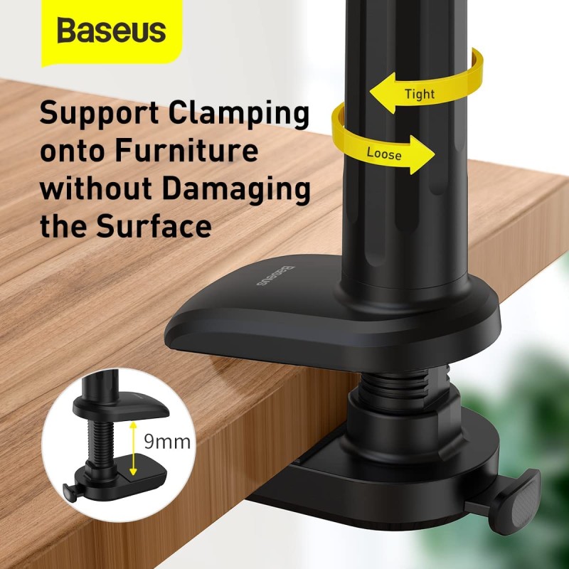 Baseus Stand Tablet with Clamp Rotary Adjustment Grey - Clamp Rotary Adjustment Grey — Buy in Cyprus with Fast Delivery