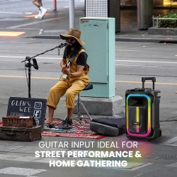 SonicGear Portable Karaoke Speaker - 1300 Pro - 12'' 240W TWS BT USB 2x Mics HYPERBOX — Buy in Cyprus with Fast Delivery