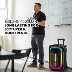 SonicGear Portable Karaoke Speaker - 1300 Pro - 12'' 240W TWS BT USB 2x Mics HYPERBOX — Buy in Cyprus with Fast Delivery