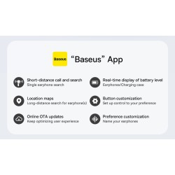 Baseus Headphones In Ear TWS Bowie White - WM02 - In Ear TWS Bowie White — Buy in Cyprus with Fast Delivery