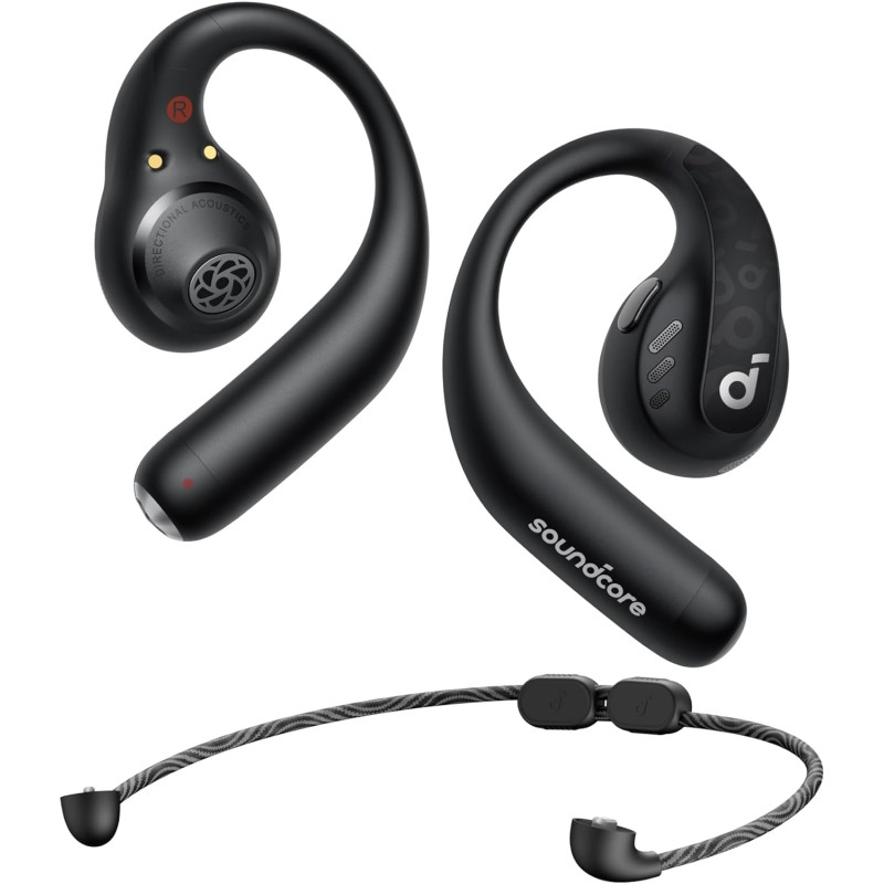 Anker Soundcore TWS Earphones Open Air AeroFit PRO Black - Black — Buy in Cyprus with Fast Delivery