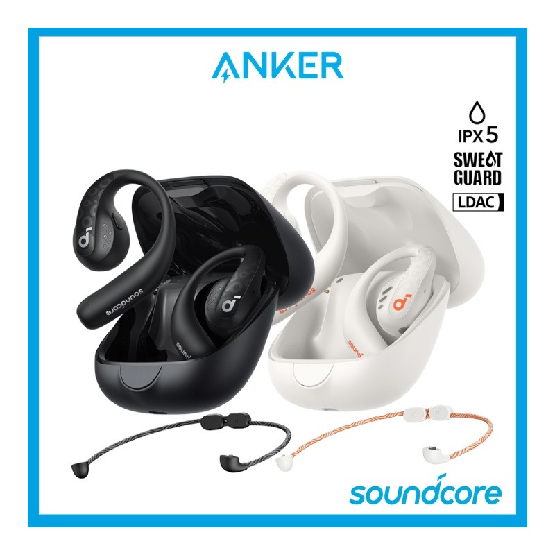 Anker Soundcore TWS Earphones Open Air AeroFit PRO Black - Black — Buy in Cyprus with Fast Delivery