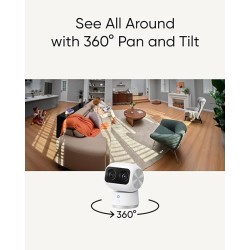 Anker Eufy Security Camera Indoor - S350 - 4k Dual Camera Pan & Tilt — Buy in Cyprus with Fast Delivery