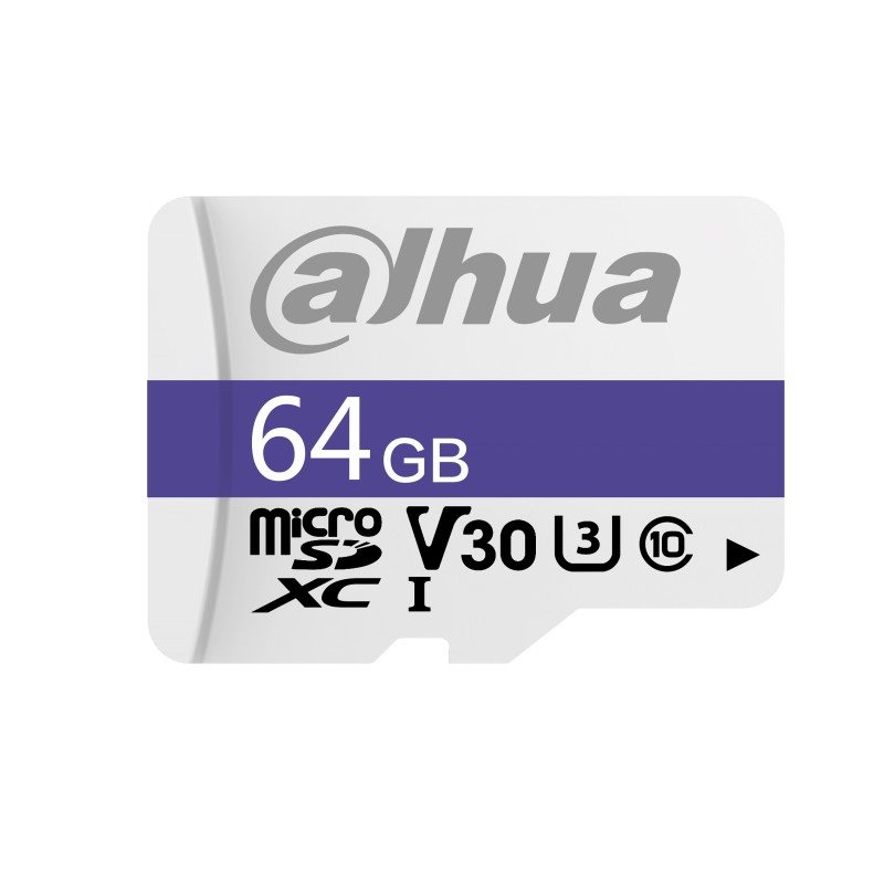 Dahua MicroSD - TF-C100 - 64GB MicroSD Entry Level Video Surveillance Card — Buy in Cyprus with Fast Delivery