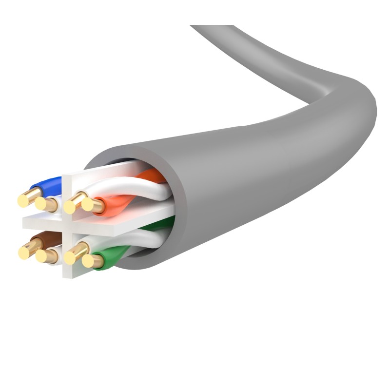 Unitek CAT6 CU Patch Cable - 5.0m Grey — Buy in Cyprus with Fast Delivery